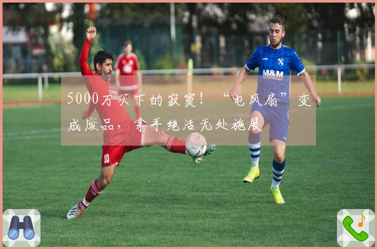 5000万买下的寂寞！“电风扇”变成废品，拿手绝活无处施展